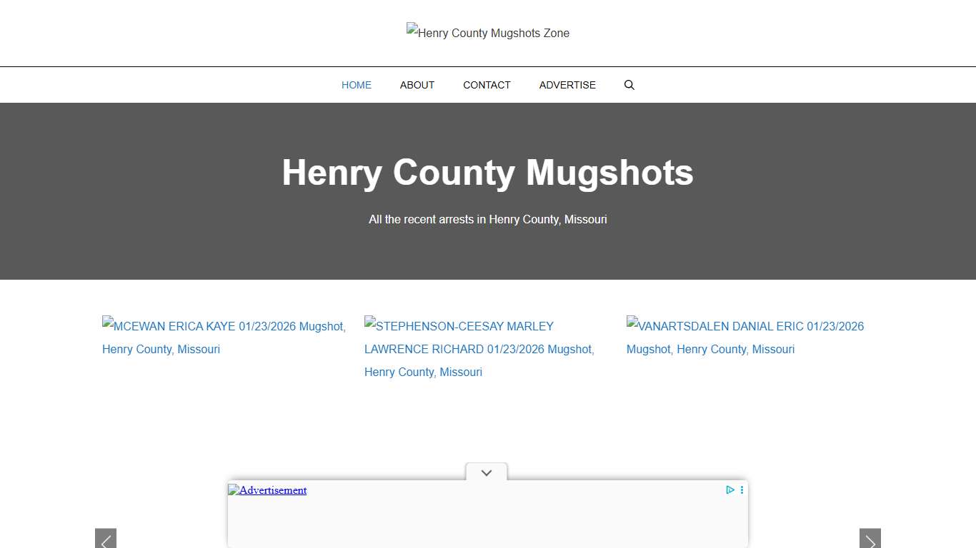 Henry County Mugshots Zone